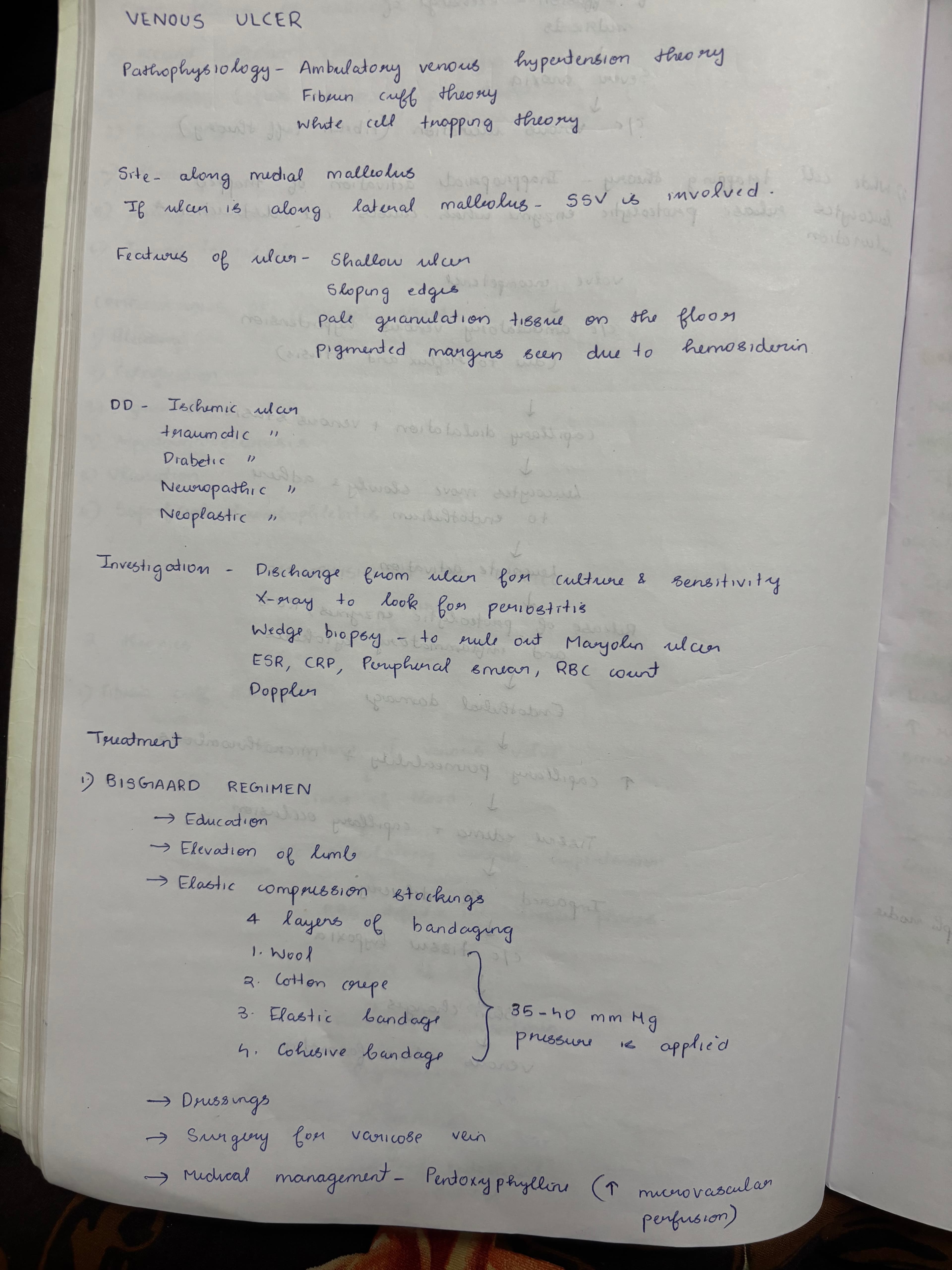 Venous ulcer  - Slide 1