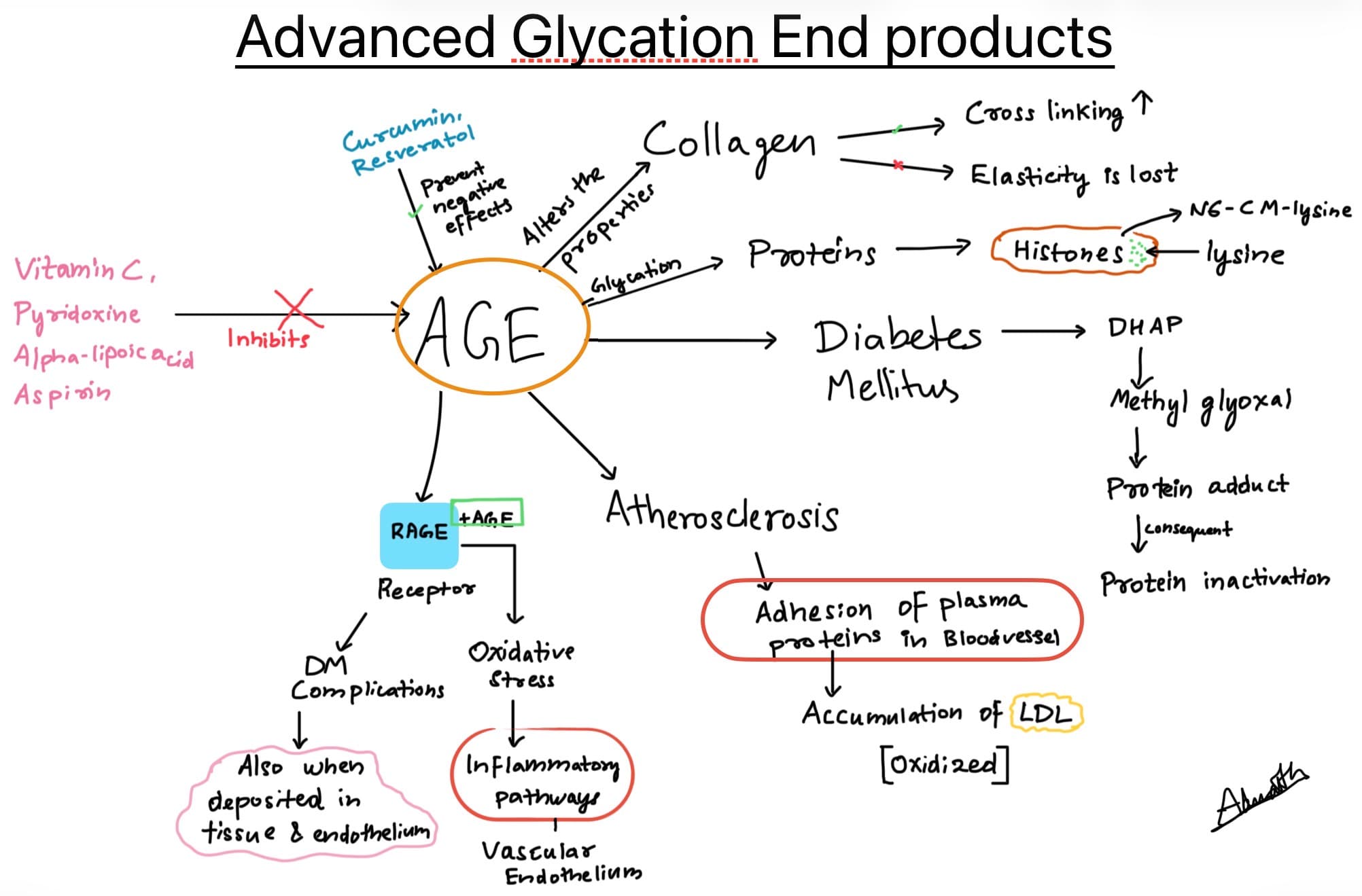 Advanced Glycation End products Biochemistry  - Slide 1