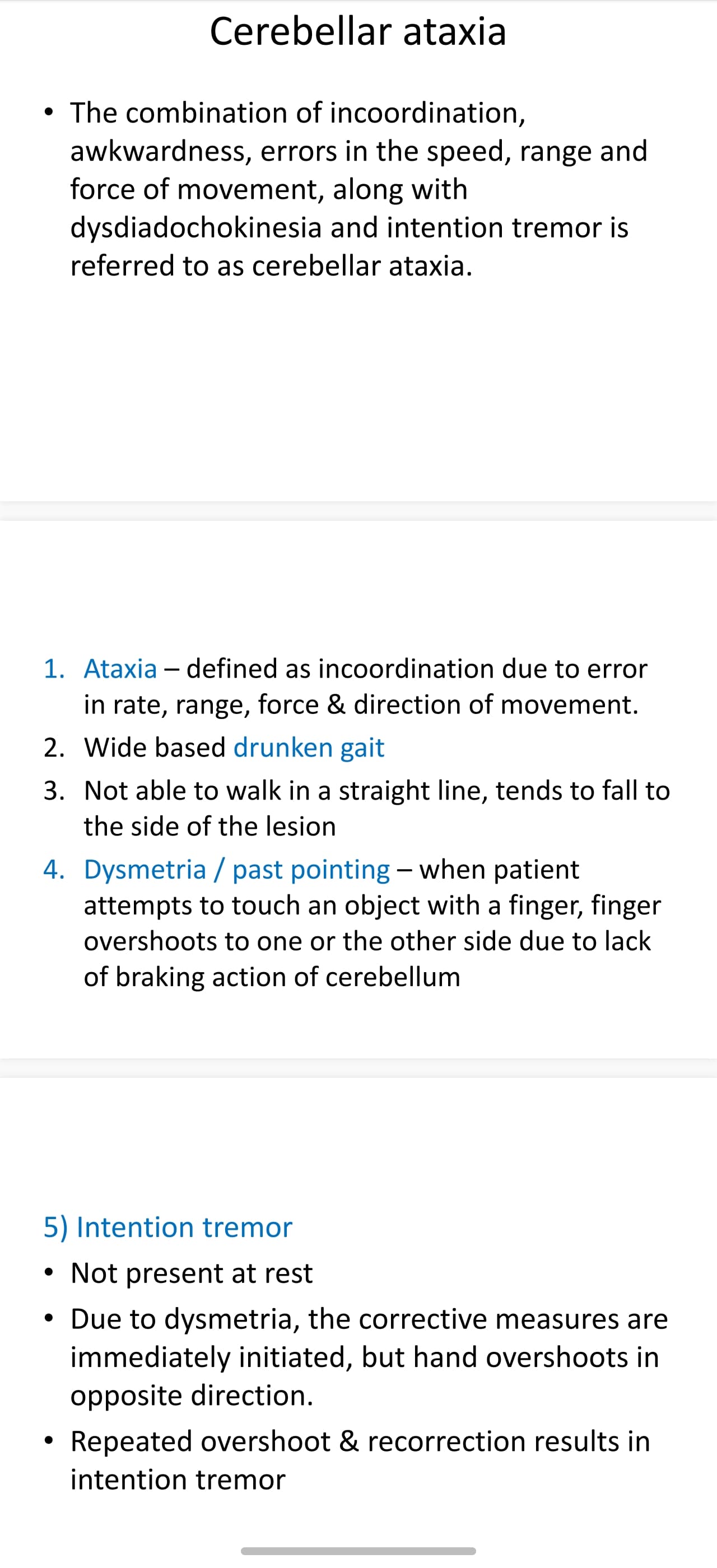 Cerebellar ataxia  - Slide 1