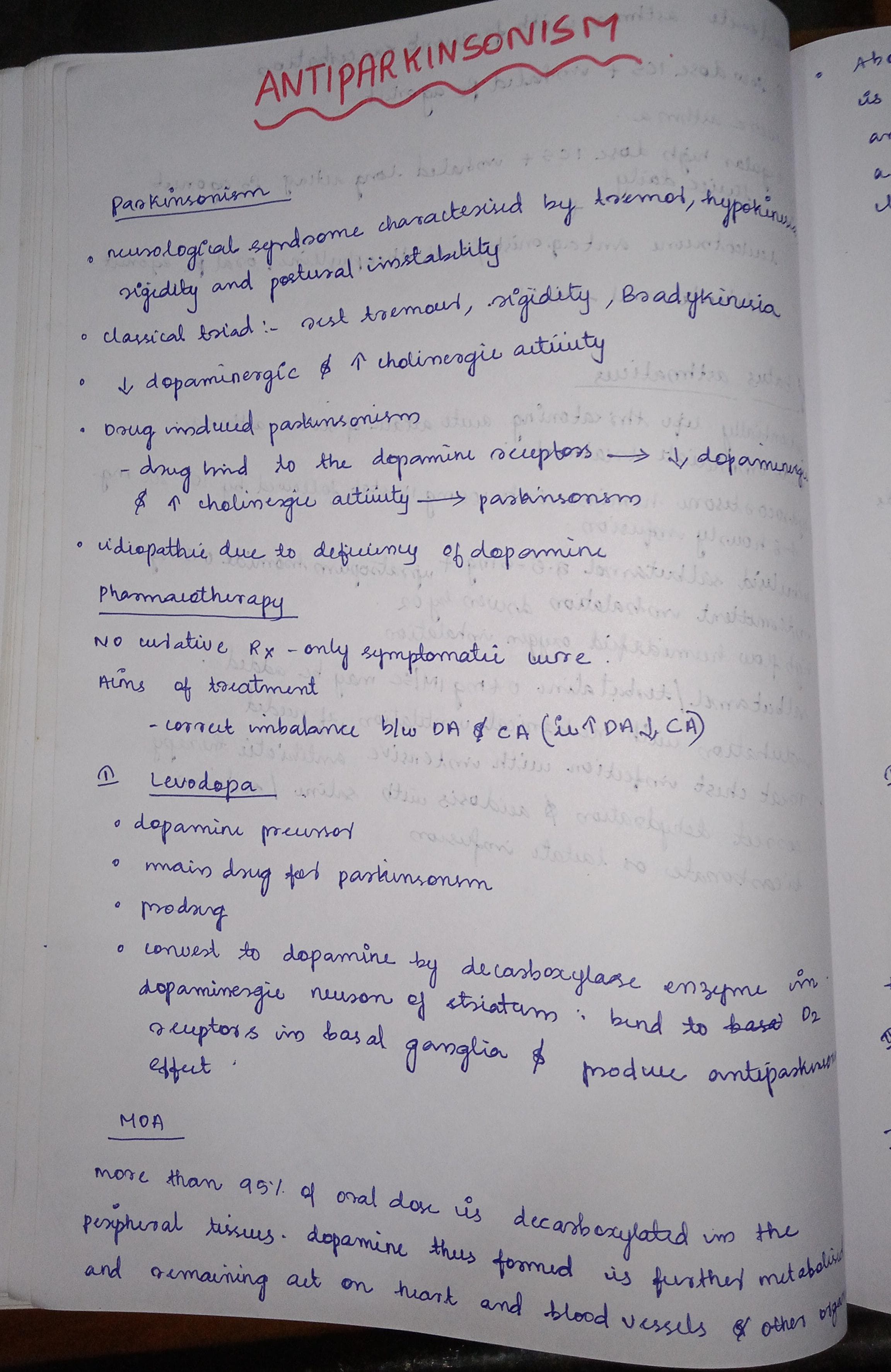 Antiparkinsonism - Slide 1